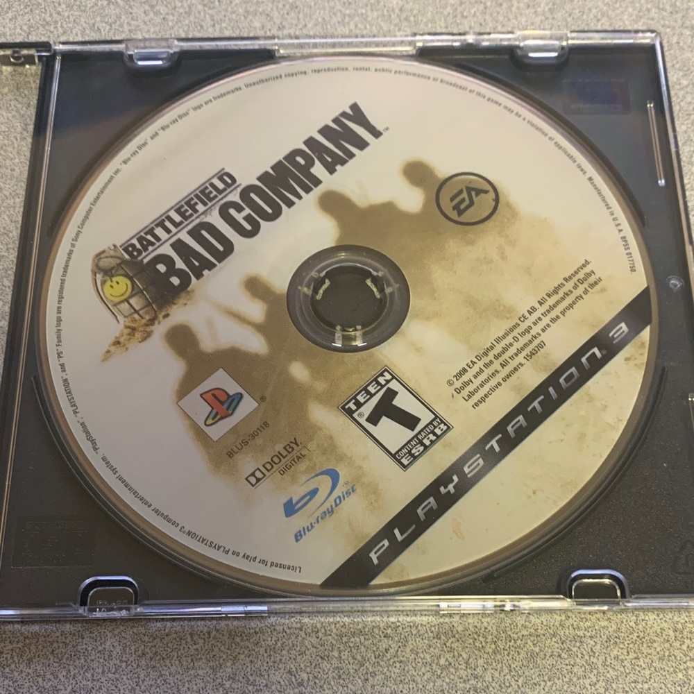 EA Battlefield: Bad Company (PlayStation 3) - PS3 Disc only